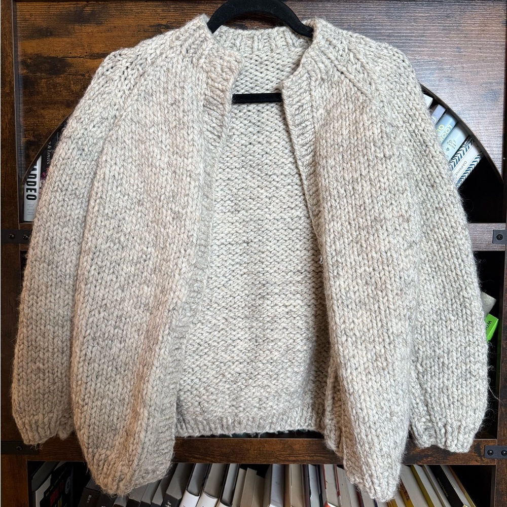 Vintage handmade wool blend sweater